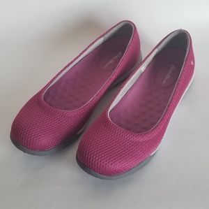 EUC Pink Eddie Bauer Slip On Ballet Flats sz 6.5